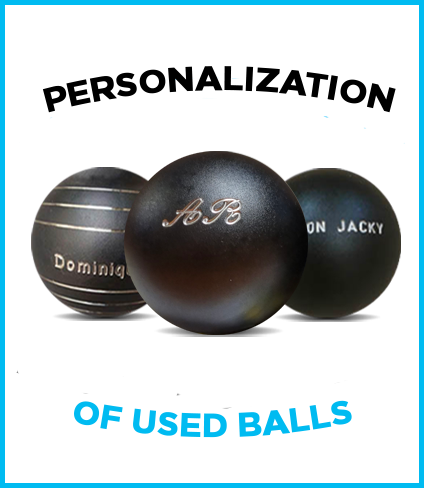 used petanque ball customizable